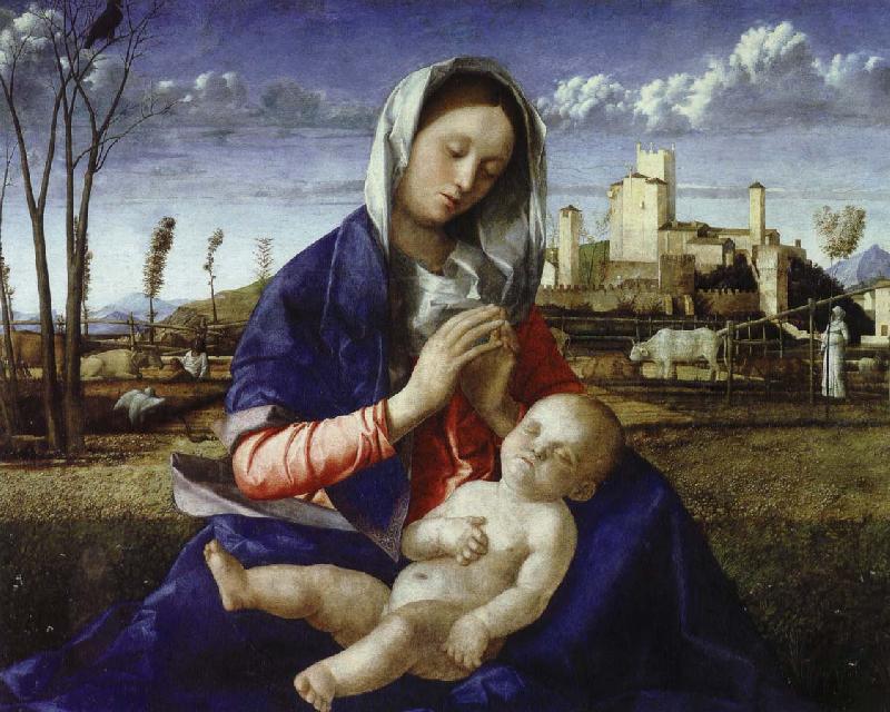 BELLINI, Giovanni angens madonna